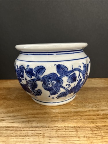 Vintage blue and white - and,