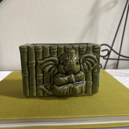 Vintage ceramic elephant - vintage,