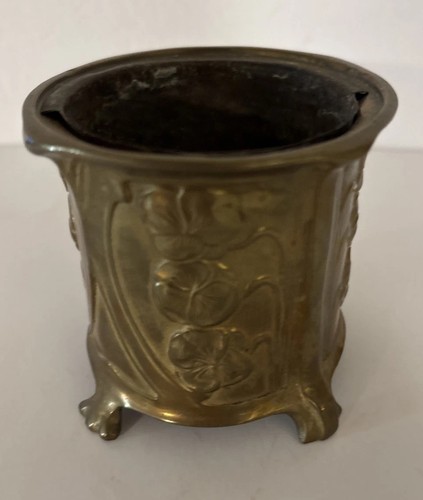 Antique art nouveau brass - art,