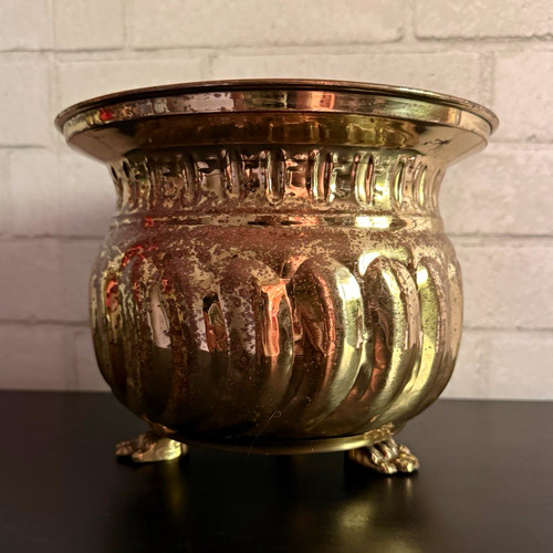 Vintage hampton brass footed - vintage,